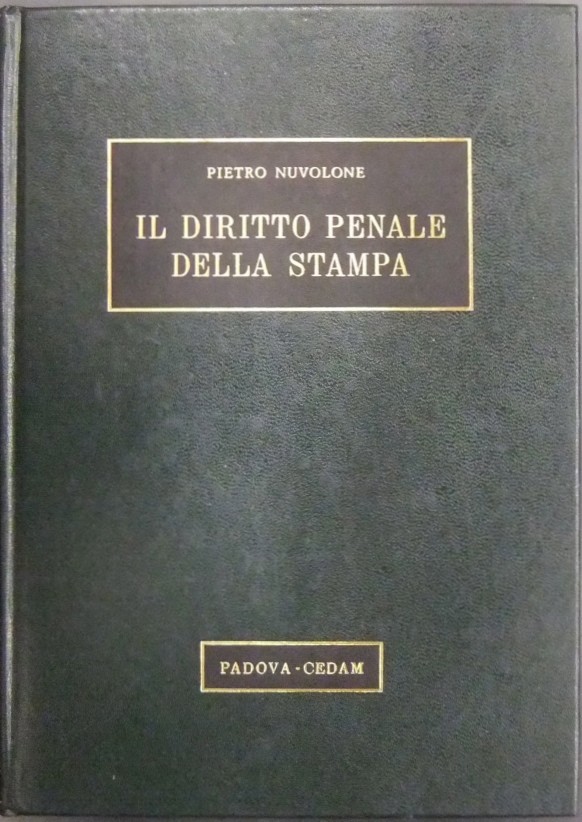 Il diritto penale della stampa