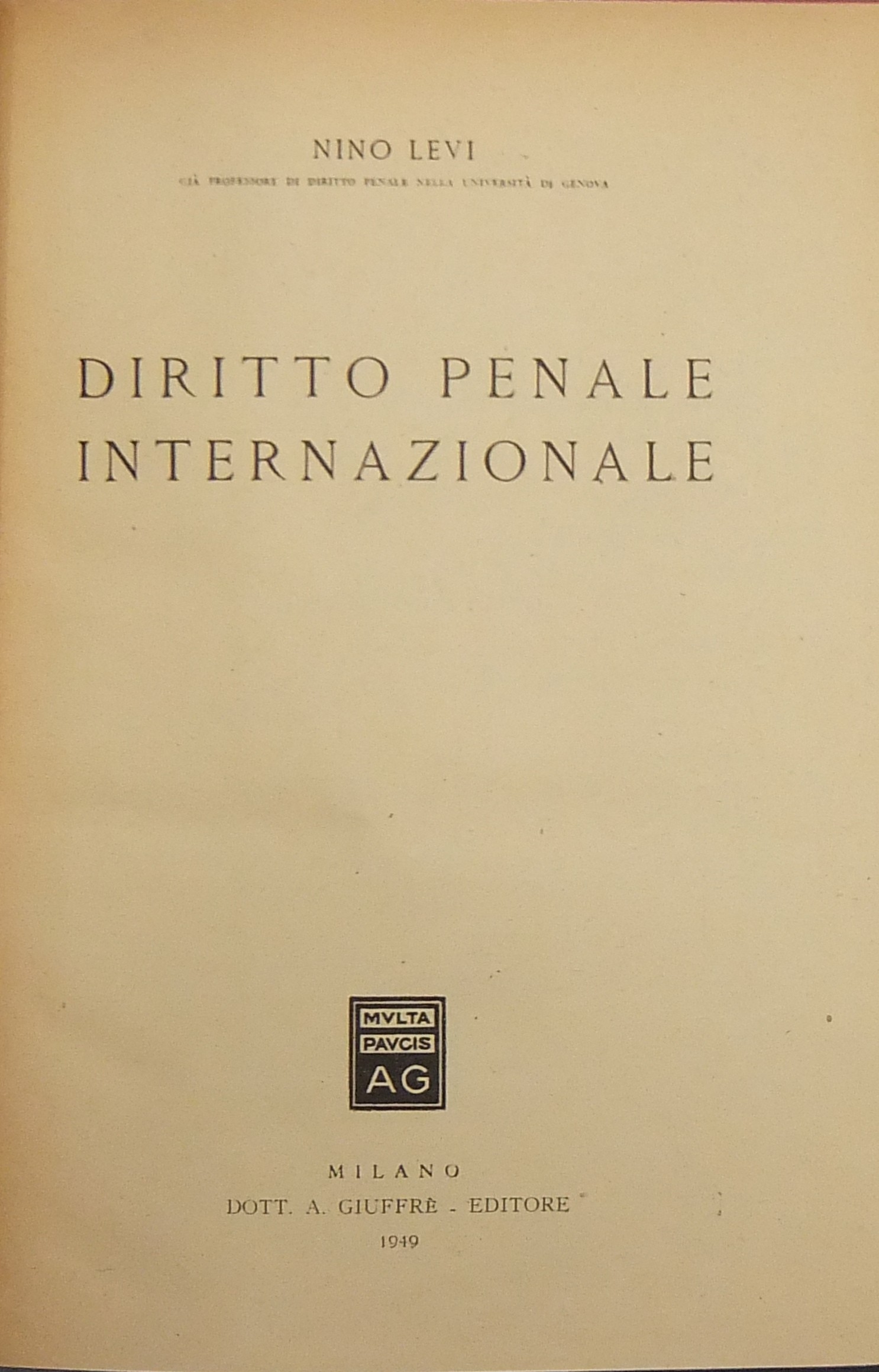 Diritto penale internazionale