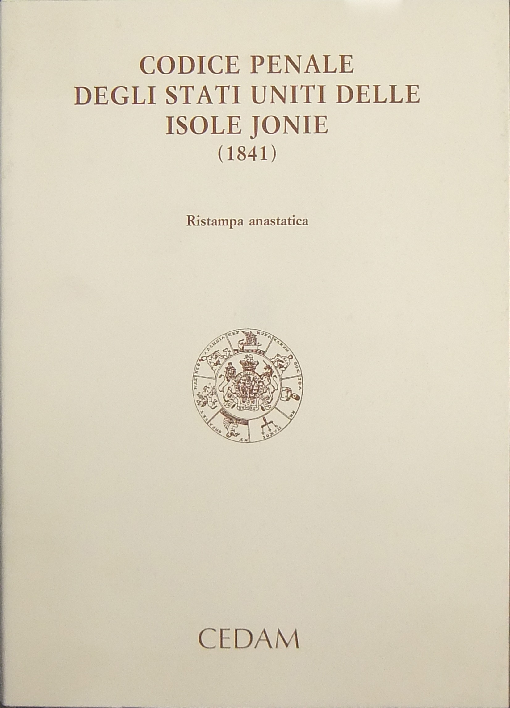 Codice Penale degli Stati Uniti delle Isole Jonie