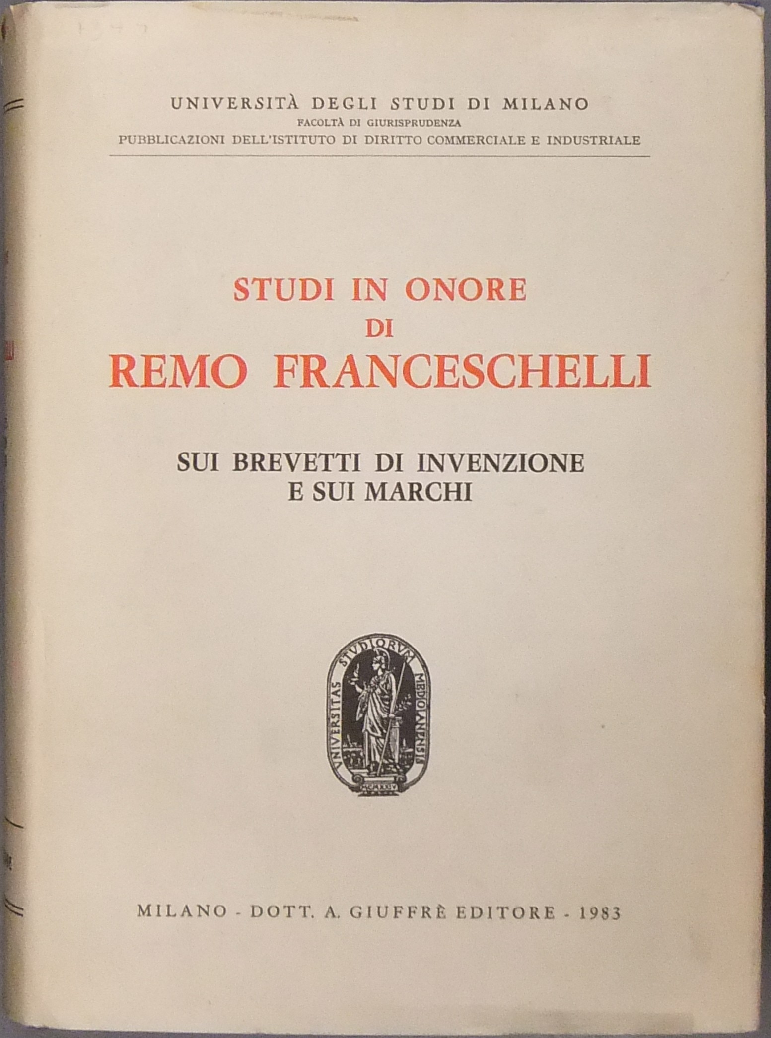 Studi in onore di Remo Franceschelli