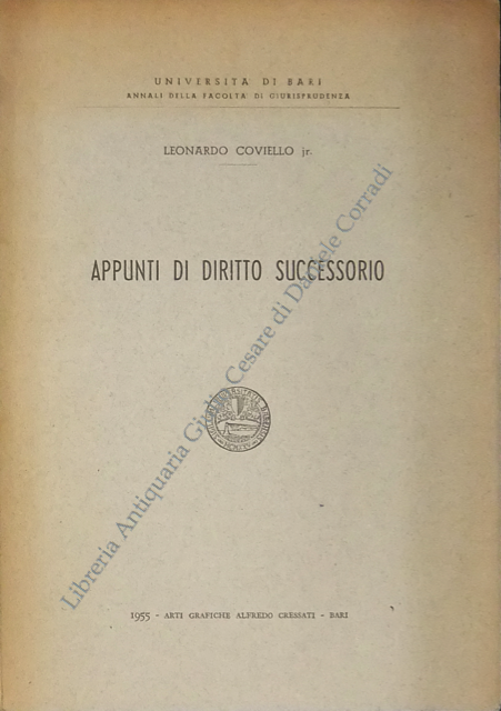 Appunti di diritto successorio