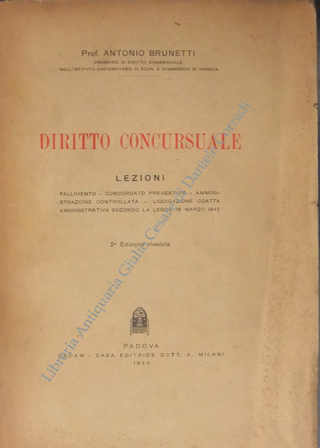 Diritto concursuale. Lezioni