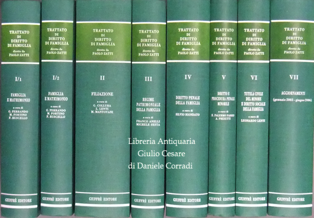 Trattato di diritto di famiglia. 