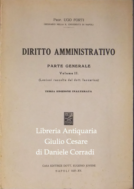 Diritto amministrativo. Vol. II - Parte generale.