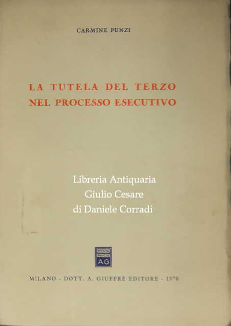 La tutela del terzo nel processo esecutivo