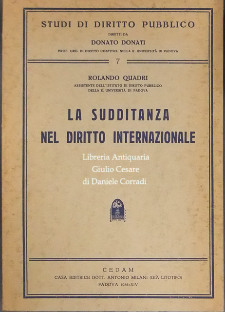 La sudditanza nel diritto internazionale