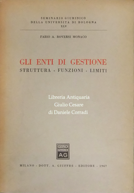 Gli enti di gestione