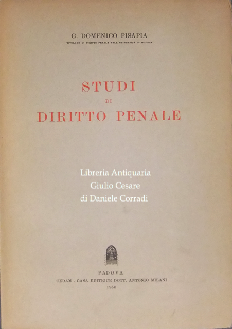 Studi di diritto penale