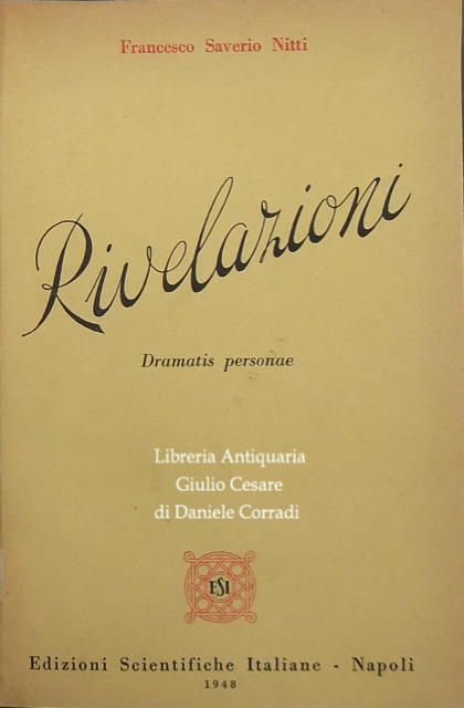 Rivelazioni. Dramatis personae