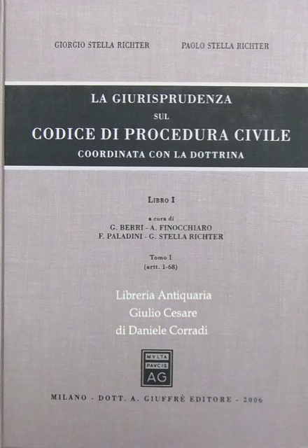 La giurisprudenza sul codice di procedura civile