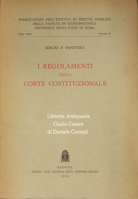 I regolamenti della Corte costituzionale