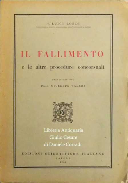 Il fallimento e le altre procedure concorsuali.