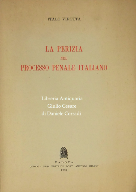 La perizia nel processo penale italiano