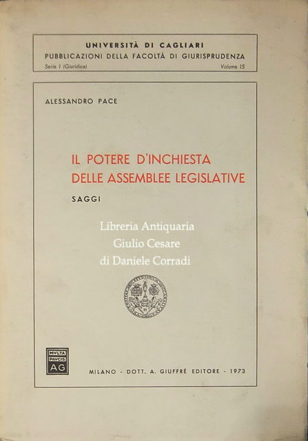 Il potere d'inchiesta delle assemblee legislative