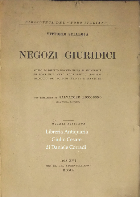 Negozi giuridici.