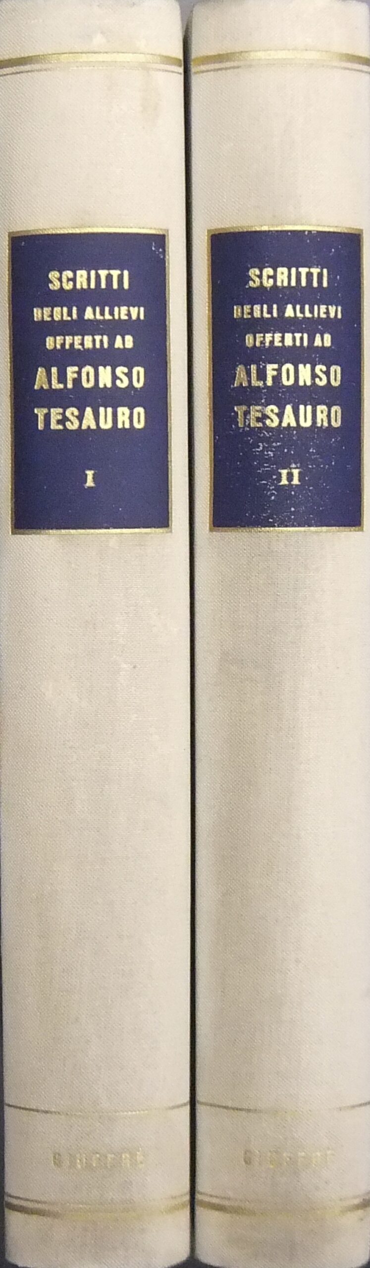 Scritti degli allievi offerti ad Alfonso Tesauro