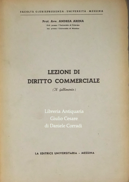 Lezioni di diritto commerciale.