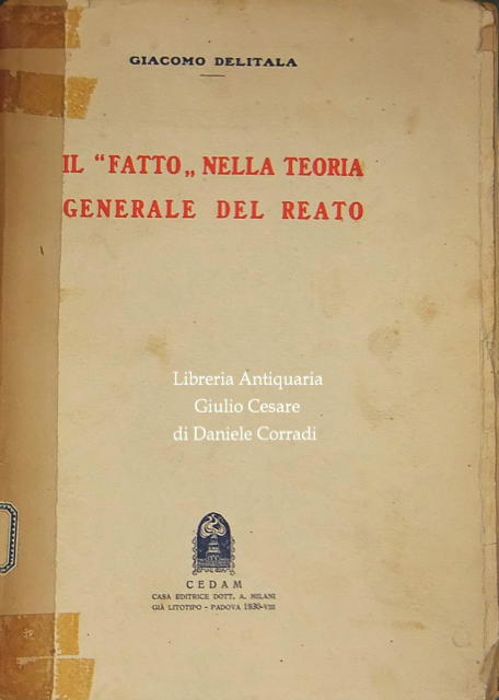 Il fatto nella teoria generale del reato