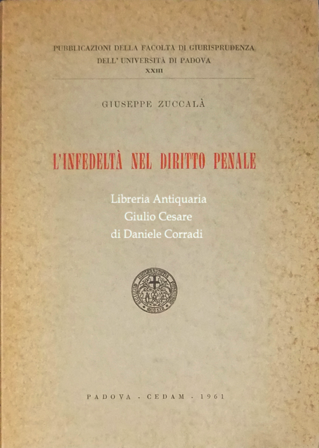 L'infedeltà nel diritto penale