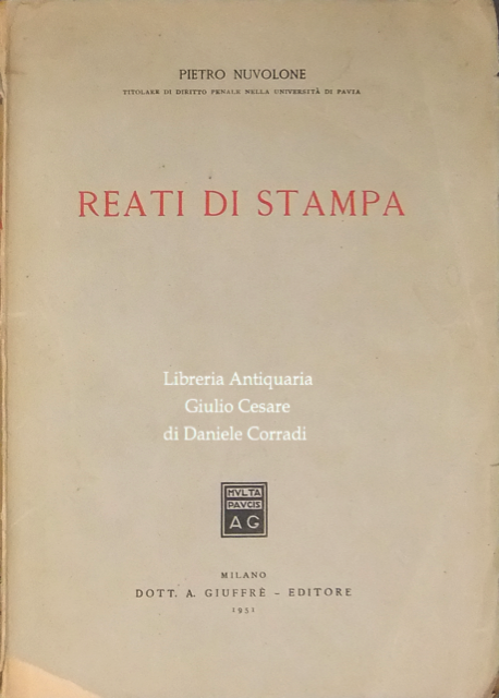 Reati di stampa