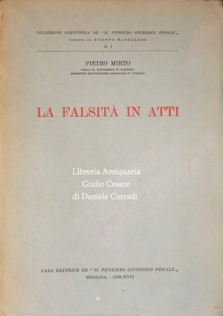 La falsità in atti