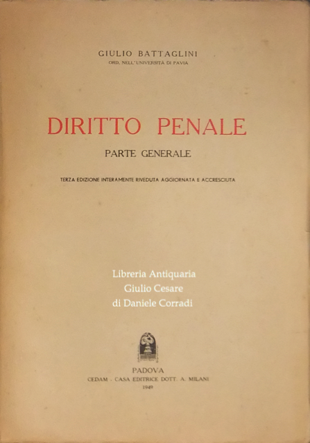 Diritto penale. Parte generale