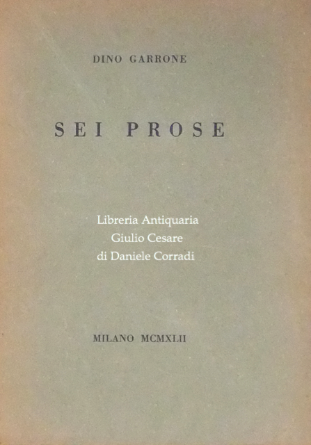Sei prose