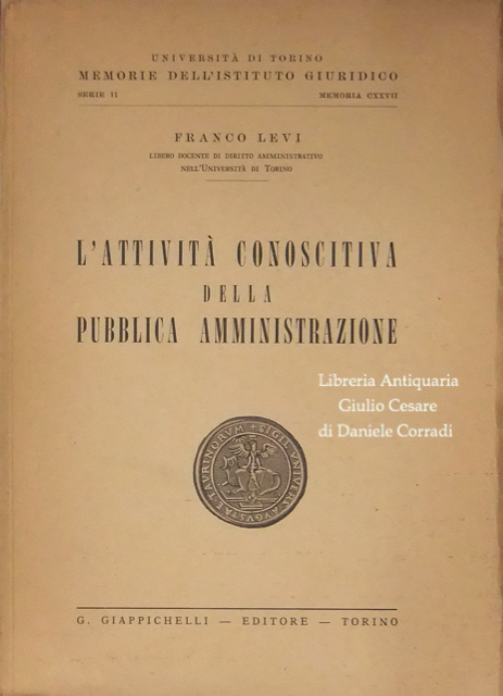 L'attività conoscitiva della pubblica amministrazione