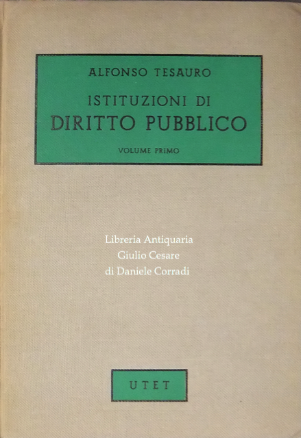 Istituzioni di diritto pubblico.