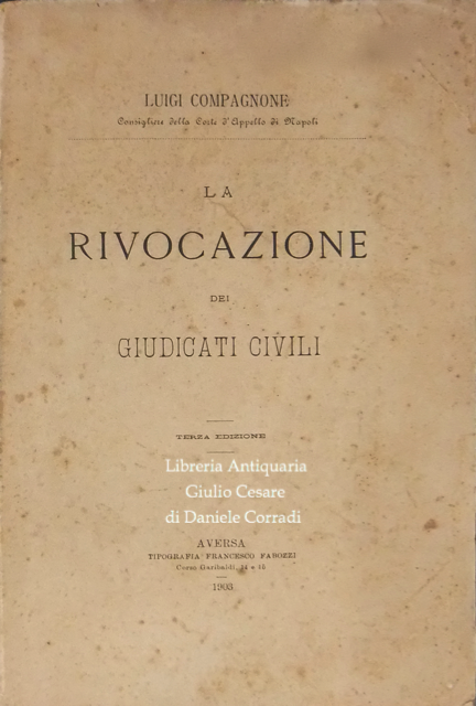 La rivocazione dei giudicati civili