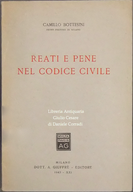 Reati e pene nel Codice Civile