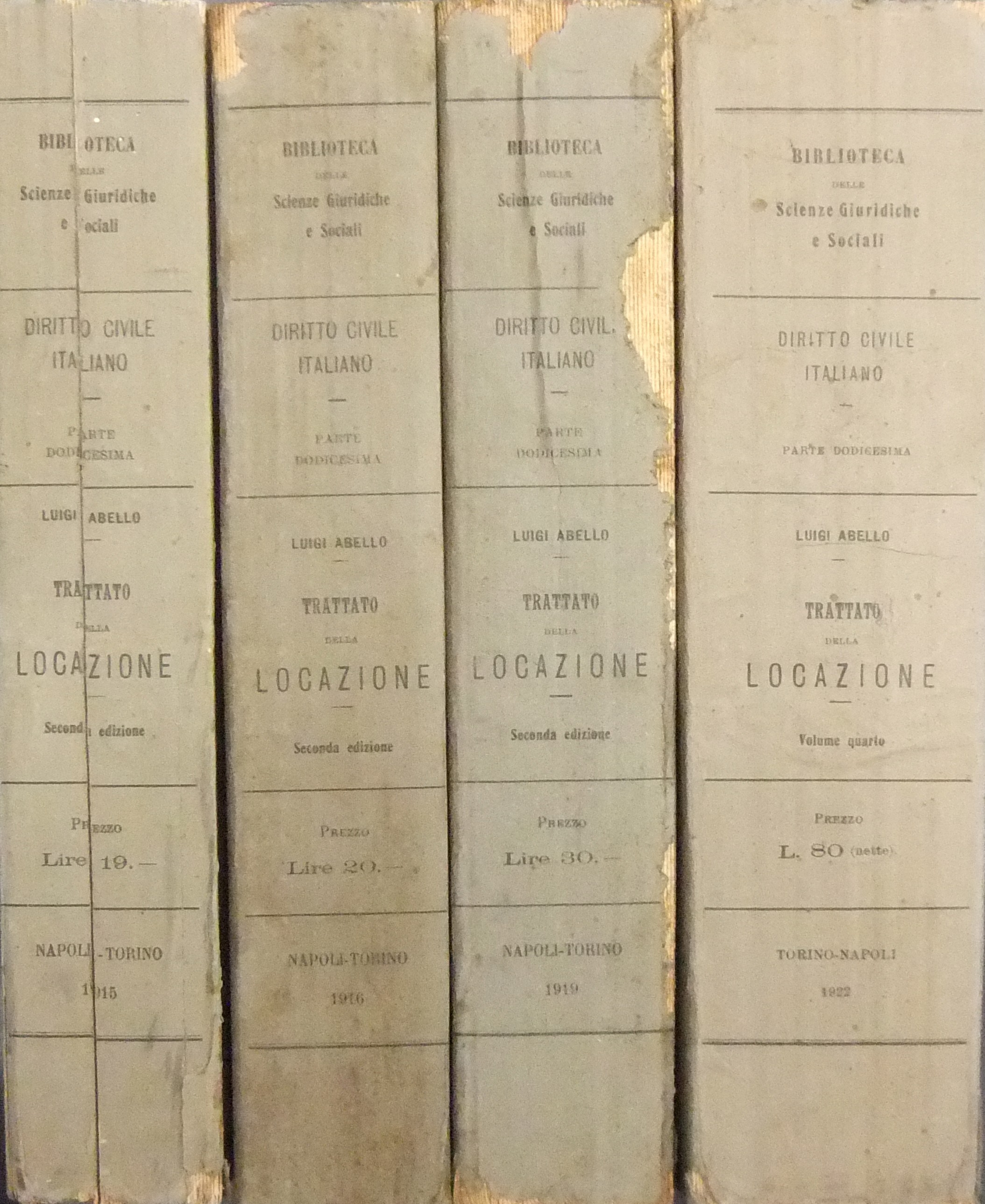 Trattato della locazione. 