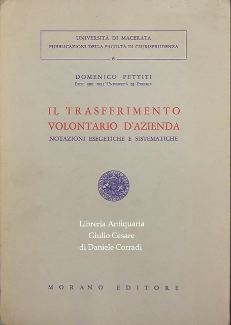 Il trasferimento volontario d'azienda.