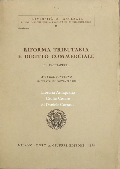 Riforma tributaria e diritto commerciale.