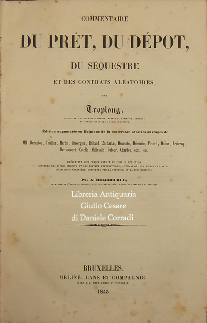 Commentaire du pret du depot du sequestre 