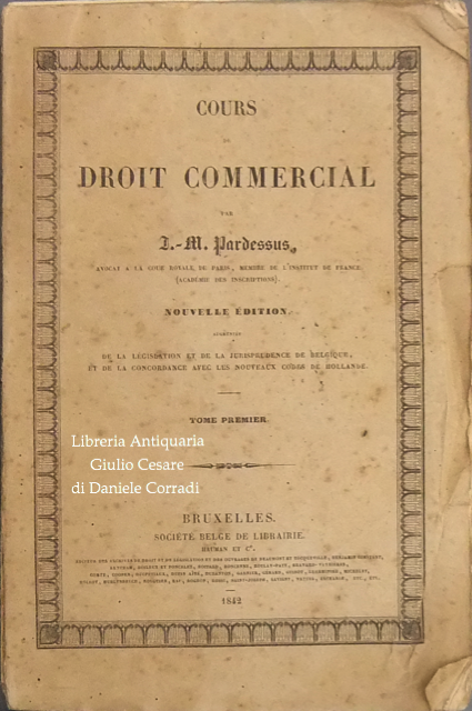 Cours de droit commercial