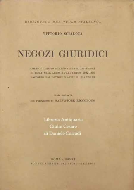 Negozi giuridici.