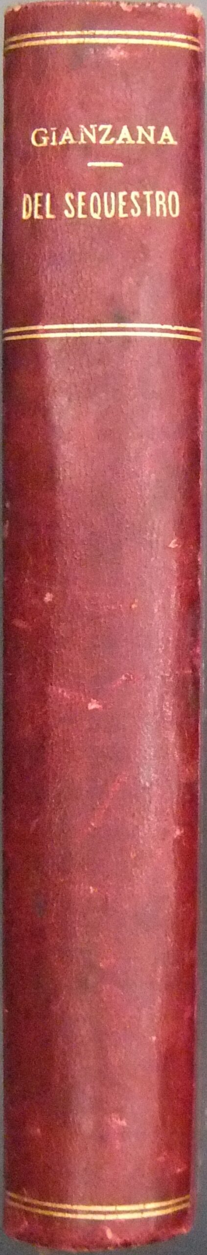 Del sequestro giudiziario e conservativo.