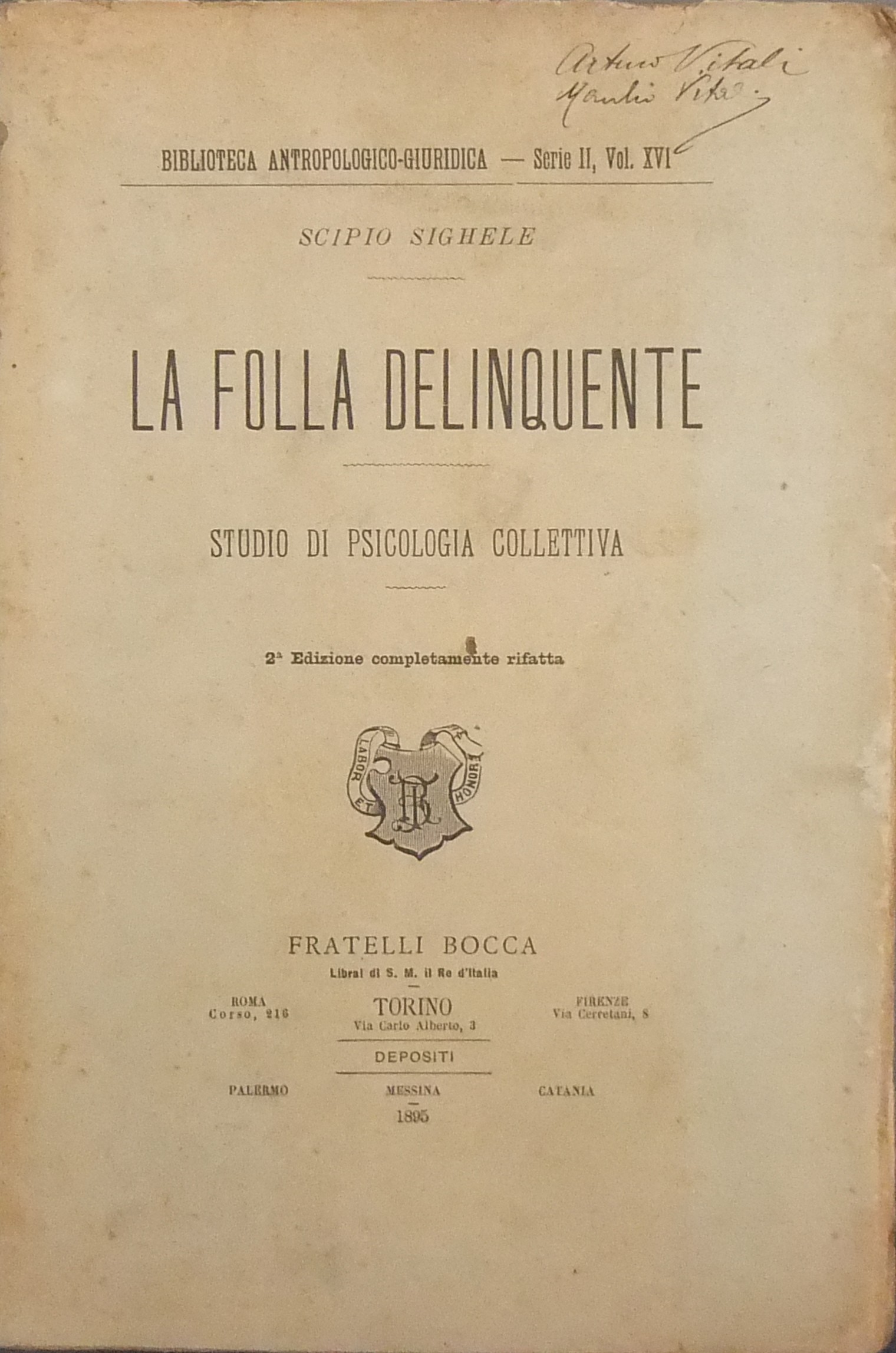 La folla delinquente.