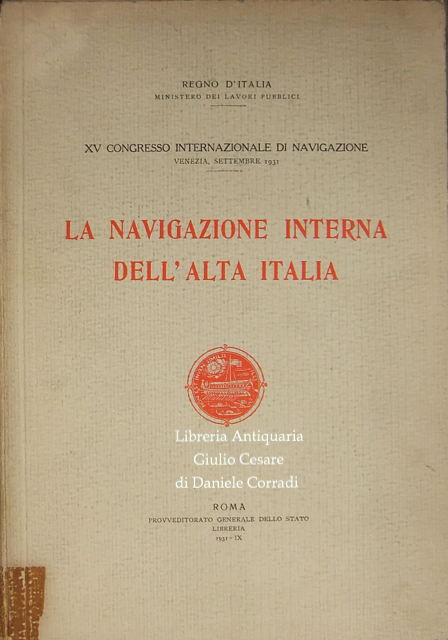 La navigazione interna dell'Alta Italia