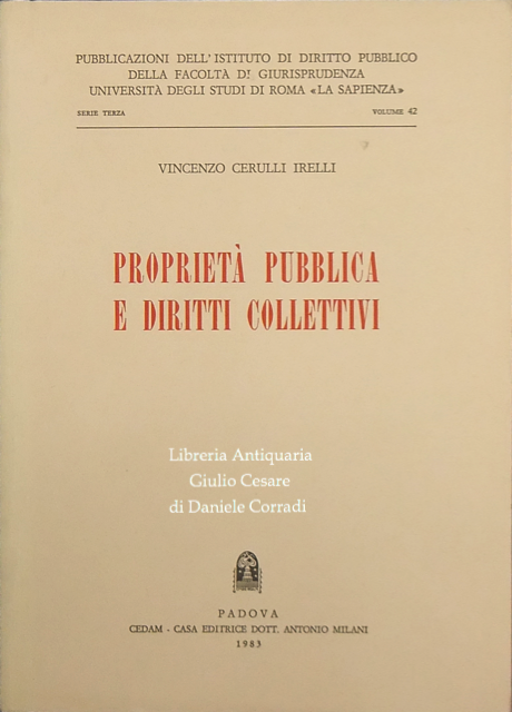 Proprietà pubblica e diritti collettivi