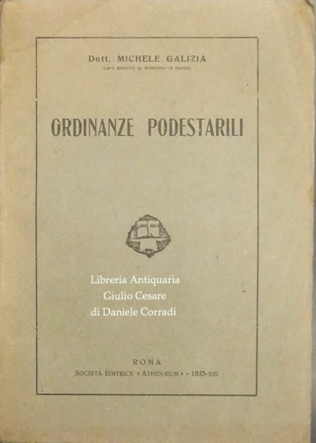 Ordinanze podestarili
