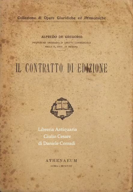 Il contratto di edizione