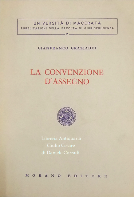 La convenzione d'assegno