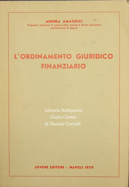 L'ordinamento giuridico finanziario