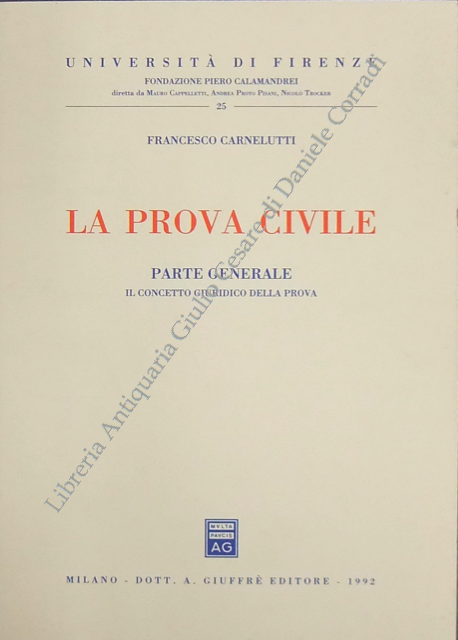 La prova civile. Parte generale.
