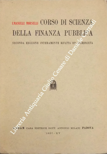 Corso di scienza della finanza pubblica