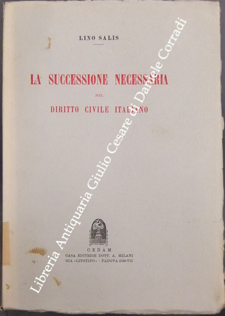 La successione necessaria nel diritto civile italiano