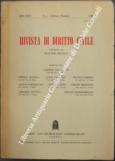 Rivista di diritto civile.