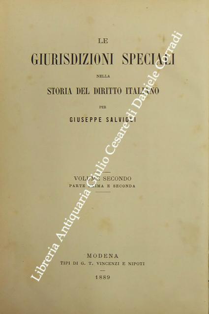 Storia delle immunità delle signorie e giustizie delle chiese in Italia